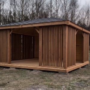 Gartenpavillon „Modern Wood“ 5x5 m